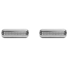 2X 50W 42 LEDs Boat Transom Light Stainless Steel Waterproof Marine Boat Underwater Pontoon Transom Lamp Universal,