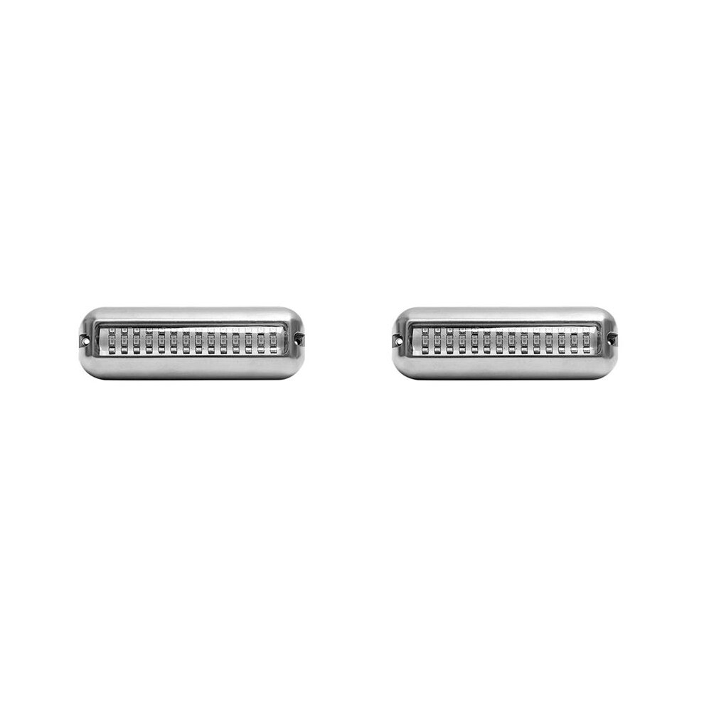2X 50W 42 Leds Boat Transom Stainless Steel Waterproof Marine Boat Underwater Pontoon Transom Lamp Universal, Light 4713858114633