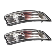4X Specchietto Retrovisore Destro Indicatori di Direzione Specchio Retrovisore Coperchio Indicatore Luci Ripetitore Luci per Fiesta Mk8 2008-2016