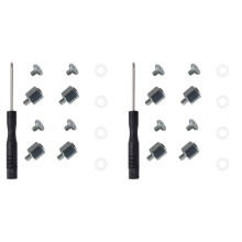 2Set M.2 SSD Screw Kit NGFF NVME SSD Standoff Mounting M.2 NGFF/NVMe Screw Set Stand Off Screw Hex Nut for A-SUS M.2 SSD