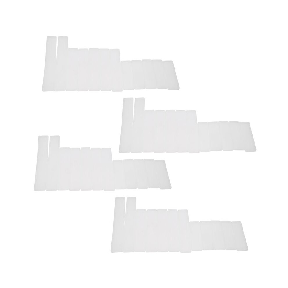 48 Pcs Rectangle Silicone Bookmark Mold Diy Bookmark Mould Making Epoxy Resin Jewelry 6033344342257
