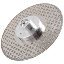Lâmina de Serra de Corte de Diamante Soldada A Vácuo M14, Disco de Dois Lados, Corte de Mármore, Concreto, Ladrilhos Cerâmicos 125 mm