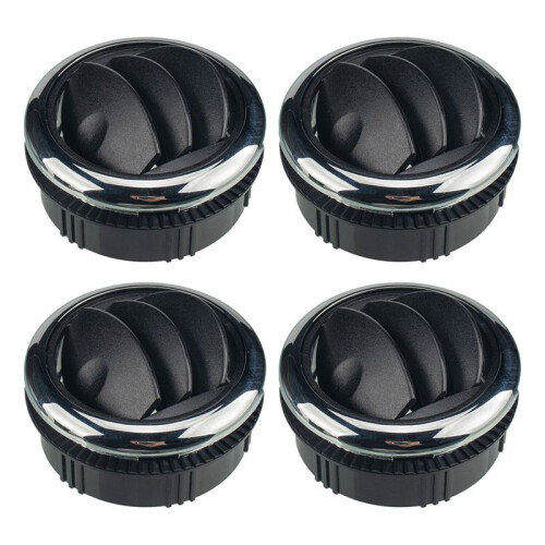 4X Style de Bouton 75 MM Une / C Ventilation de Sortie de Climatisation (Φ 87/75 / 22mm)