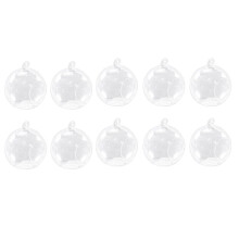 10pcs 8cm Hanging Glass Flowers Plant Vase Stand Holder Terrarium Container Candlestick Tealight Holder Home Decor