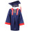 1Set Bunte Kinder Abschlussrobe Mit Doktorhut Polyester Leicht Tragbar 4