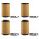 4X Engine Car Oil Filter for W204 C-Class W212 E-Class for - OM651 A6511800109 1