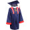 1Set Bunte Kinder Abschlussrobe Mit Doktorhut Polyester Leicht Tragbar 6