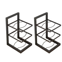 Gootsteenrek, Meerlaags Pannenrek, Opbergrek Multifunctionele Beugel
