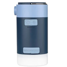 Versatile Electric Air Pump with LED Light, Compact for Camping, Inflatables, USB Charging,Ideal for Outdoor Use