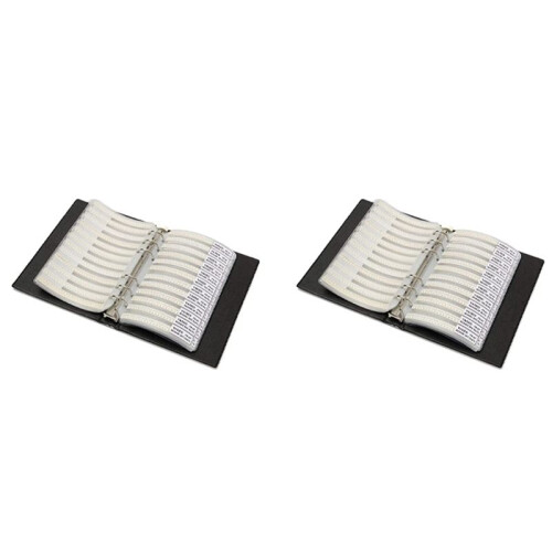 2X 8500PCS 0402 SMD Resistor Sample Book 1% Resistor Kit 1