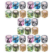 30 Roll Wrap Tape Bulk (Verschiedene und Tarn Farben Zufällig) Tier Arzt Erste Hilfe Klebe Band Selbst Klebend