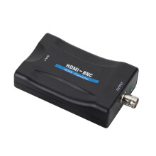 2X  to BNC Video Audio Converter Adapter Compatible PAL/NTSC with USB Power Cord