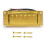 Elgitarr Humbucker Pickup 6 Hål  för LP Gitarr Universal Passform Guld 1