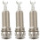30PCS Guitar Pickup Endpin Output Jack Nickel Strap Lock Chrome 1