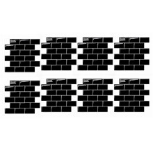 8X 3D Wand Aufkleber Ziegel Tapete Fliesen für Küche Bad Backsplash Tante Fliesen Haus Dekoration 30X30cm