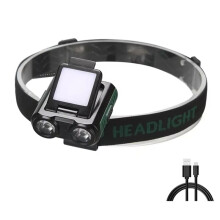 Lampe Frontale LED Rechargeable, Lampe à Pince, Faisceau Haute Intensité pour le Camping, la Pêche et les Activités Nocturnes en Plein Air