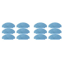 12 Piezas Paños de Mopa Lavables para Deebot T8 MAX/T8 AIVI/T9 MAX/T9 AIVI Robot Aspirador Trapo de Fregona Piezas