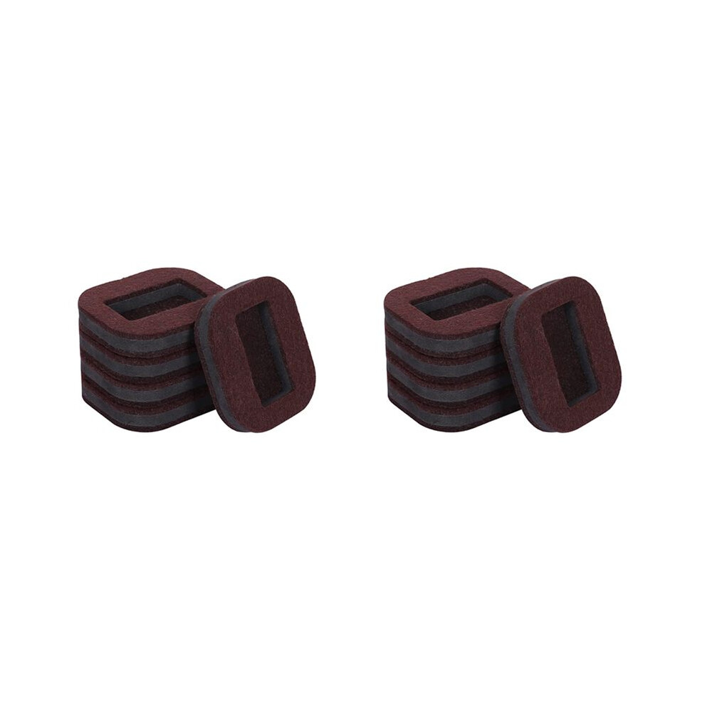 10Pcs Furniture Wheel Stopper Bed Stopper Caster Cup Suitable For All Kinds Of Furniture Wheels (Brown) 4711989230246