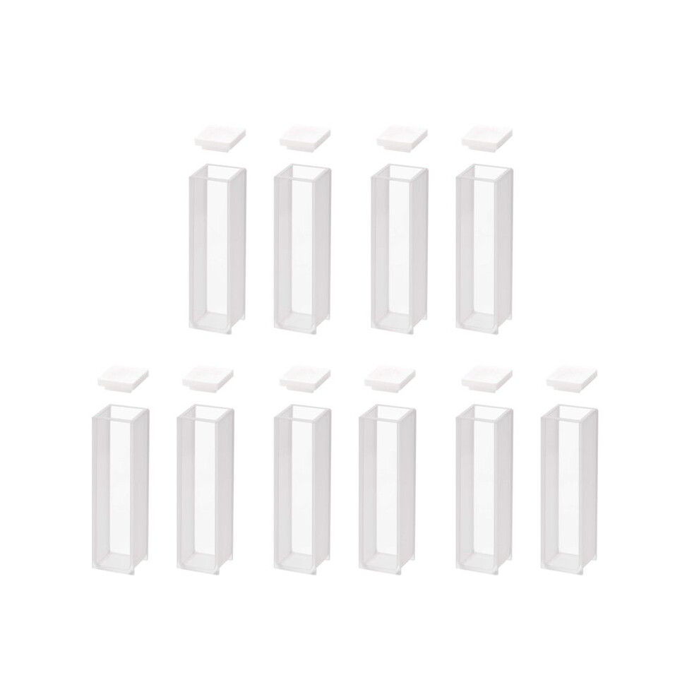 Quartz Cuvette,Spectrophotometer Cuvettes 10 Mm Path Length, 45Mm Height, 3.5 Ml Capacity - 10 Pcs 6032967388529