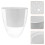 1Set Kunststoff Wand- Transparent Mit Einzigartigem Design 4