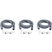 3X Drain Hose Extension for Washing Machines,2M Drain Hose Universal Washing Machine Hose