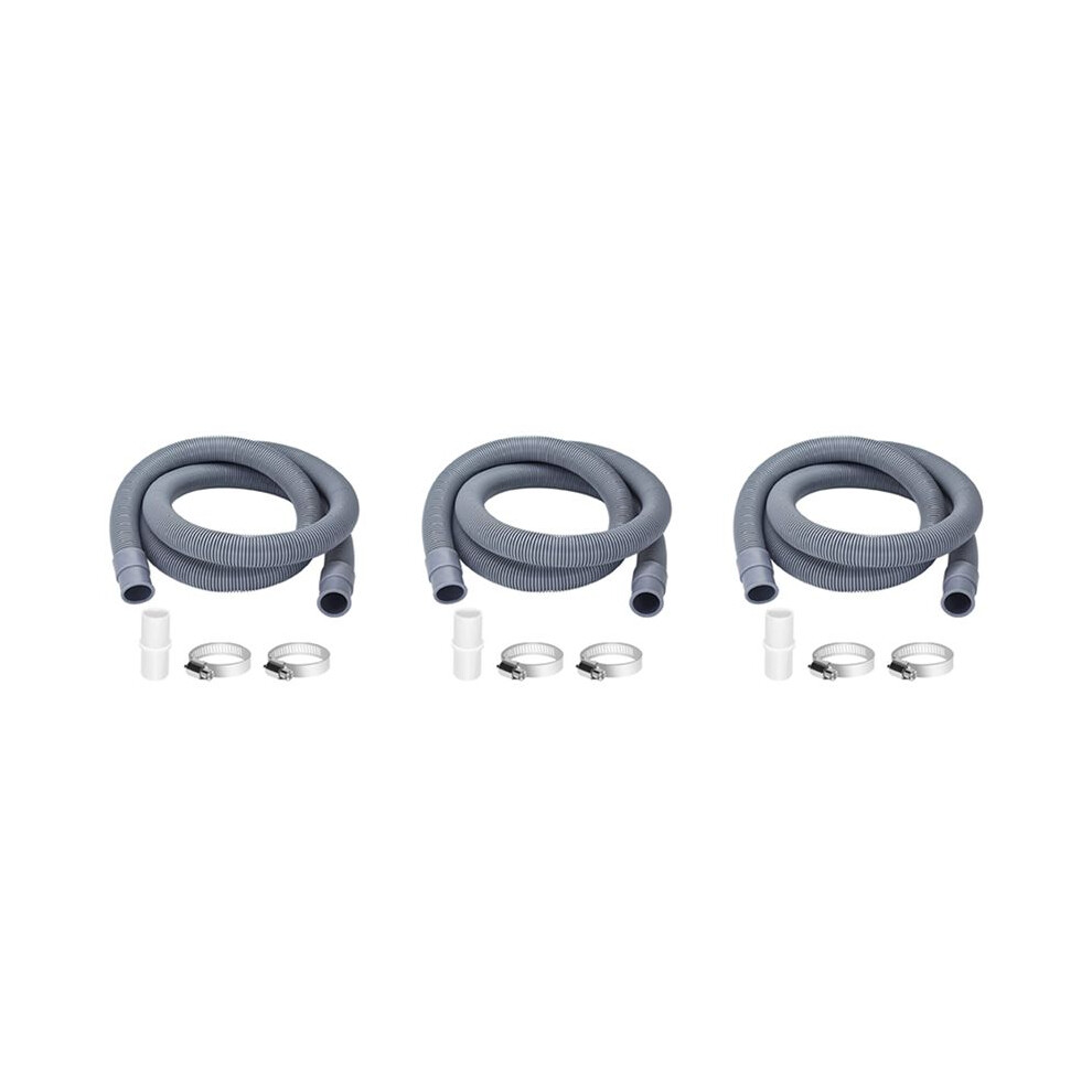 3X Drain Hose Extension For Washing Machines,2M Drain Hose Universal Washing Machine Hose 4713594920253