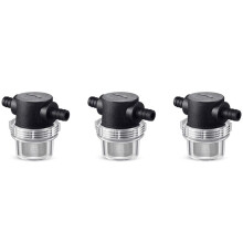 3X Water Pump Strainer,3/8 Inch Hose Barb In- Strainer Twist- Pipe Sprayer Filter for Water Pump 12V 80PSI