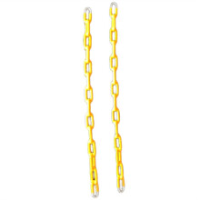 2 Chaînes de Balançoire en Acier Revêtues de Plastisol pour Balançoires D'Extérieur pour Enfants