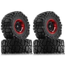 RED SPIDER R 115MM 1.9in Rubber Rock Tyres Wheel Tires for 1/10 RC Crawler Car Axial SCX10 90046 TRX4 Redcat Gen8 Rc Parts