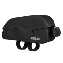 ESLNF Wasserdichte Fahrradrahmentasche, Hartschale, Magnetische Saugnapf-Vorderrohrtasche für MTB und Rennräder, Fahrradzubehör, Schwarz