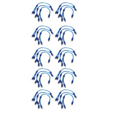 30 Stk. Audio-Anschluss für 1 Cinch-Buchse Auf 2 Cinch-Adapter-Verteilerkabel
