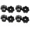 20 Pieces Black Star Grip Knobs, Female Thread Diameter 8mm,  Diameter 40mm 1