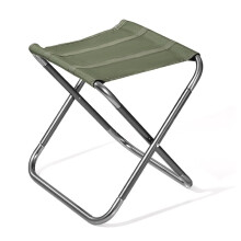 Ultraleichter, Klappbarer Campinghocker Aus Aluminiumlegierung 7075, Tragbar, Kompakt, Langlebig, für Den Außenbereich, zum Campen, Wandern, Angeln