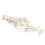 Hochzeits Strumpfband Spitzen Blumen Elastisch Oberschenkel Ring Beige 10