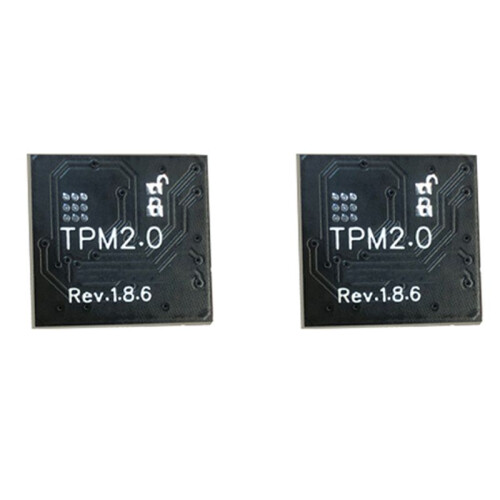 2X TPM 2.0 Encryption Security Module Remote Card 14 Pin SPI TPM2.0 Security Module for  Motherboard