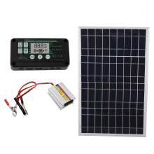 30W Solar Panel Kit with 220W MPPT Inverter, Waterproof, Aluminum
