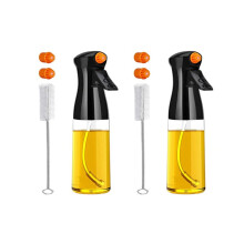 2X Pulverizador de óleo para Cozinhar,Pulverizador de Azeite , Garrafa de Vidro de Spray de óleo, Pulverizador de óleo de Qualidade Alimentar
