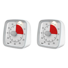 2X Timer da 60 Minuti, Timer per L'Aula Nel Classe, Timer per Il Conto Alla Rovescia per Bambini E Adulti, Strumento di Gestione del Tempo per
