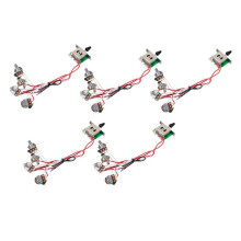 5X Pots pour Strat Guitare Precable 1 Volume 2 Tonalites Controle Commutateur A 5 Voies Pot 3-500K