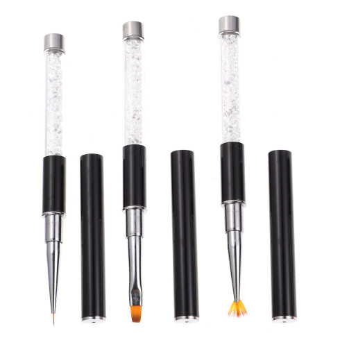3St Nail Drawing Pen Zwart Met Handvat 2
