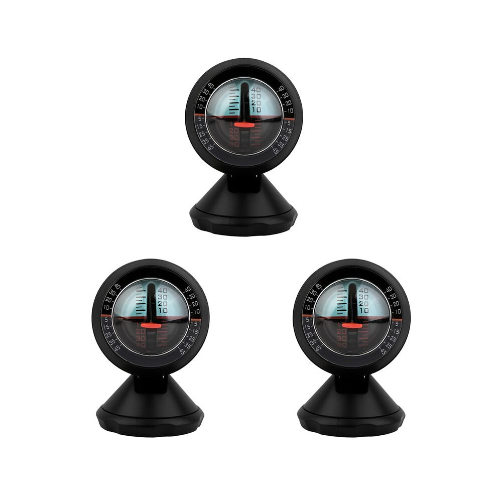 3X Car Inclinometer Level Tilt Gauge Indicator Angle Slope Level Meter Finder Tool Gradient Balancer 6032049765965