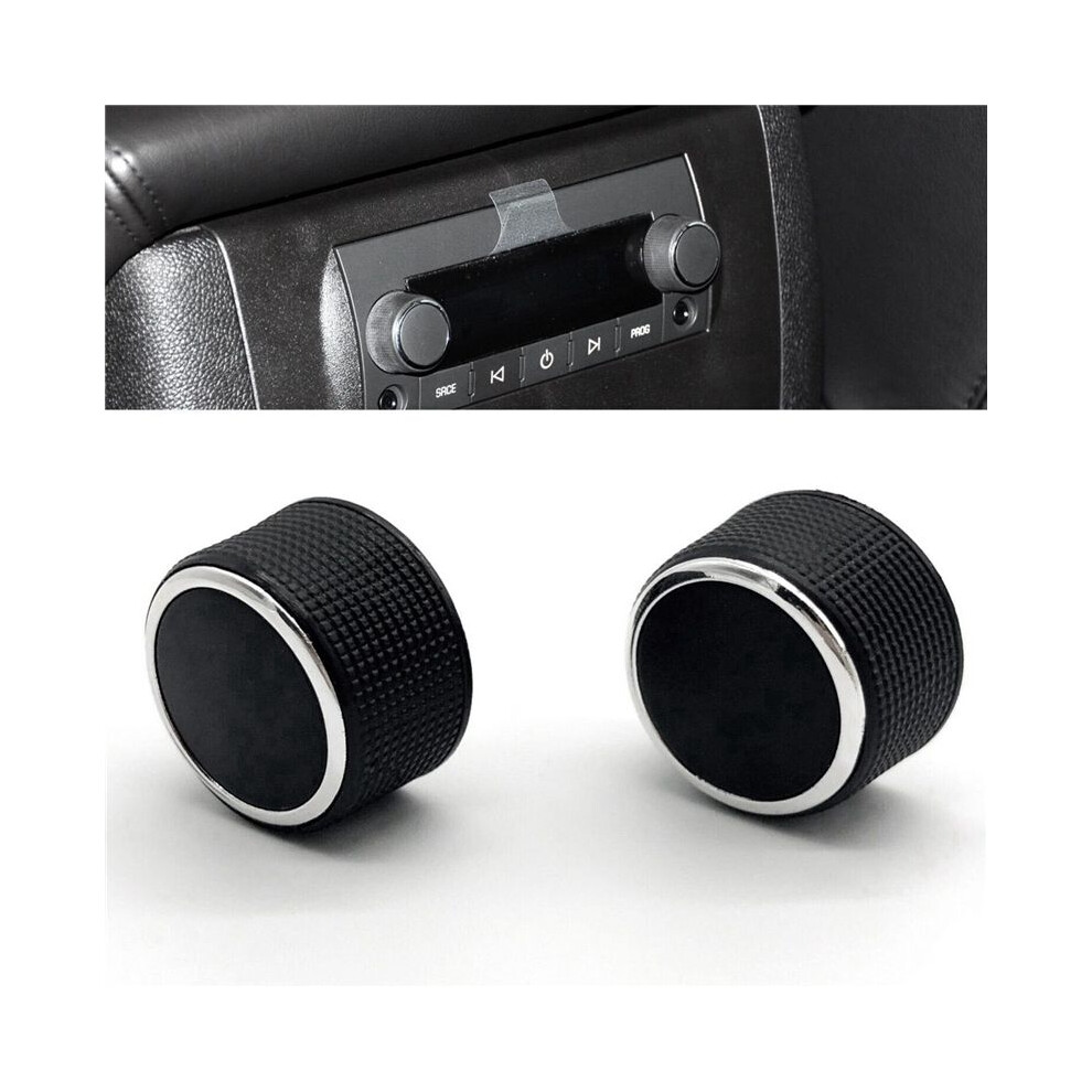 8 Pcs Rear Radio Audio Volume Control Knob Dial Tuner For 07-13 Chevy Tahoe Silverado Acadia Sierra Denali 6033876932902