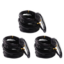 3X Anodized Bonsai Training Wire 5-Size Set-1.0Mm,1.5Mm,2.0Mm,2.5Mm,3.0Mm(147 Feet Total) (5 Sizes,Black)