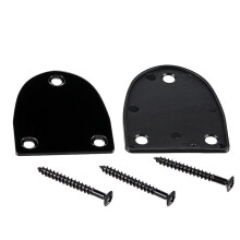 3-Hole Guitar Neck Plate with Mounting Gasket & Screws for Electric Guitar Replacement Part