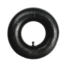 Pneu de Tondeuse à Gazon avec Chambre à Air en Caoutchouc 4.10/3.50-4, Pneu 260x85, Pneu Gonflable à Buse Incurvée