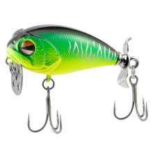 10cm/5.5g Topwater Fiskedrag Konstbete Hård Plopper Roterande Stjärt Fiskeredskap Fiskebete D
