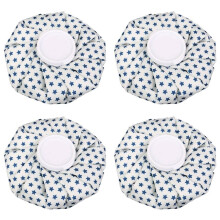 4X Ice Bag for Pain Relief 9Inch Pentacle, White