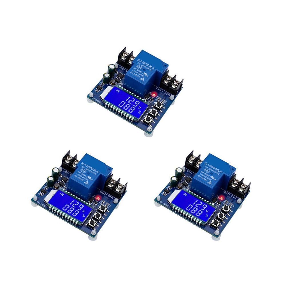 3X Dc6-60V 30A Storage Battery Charging Control Module Protection Board Charger Lcd Display Xy-Cd63l 4711331991306