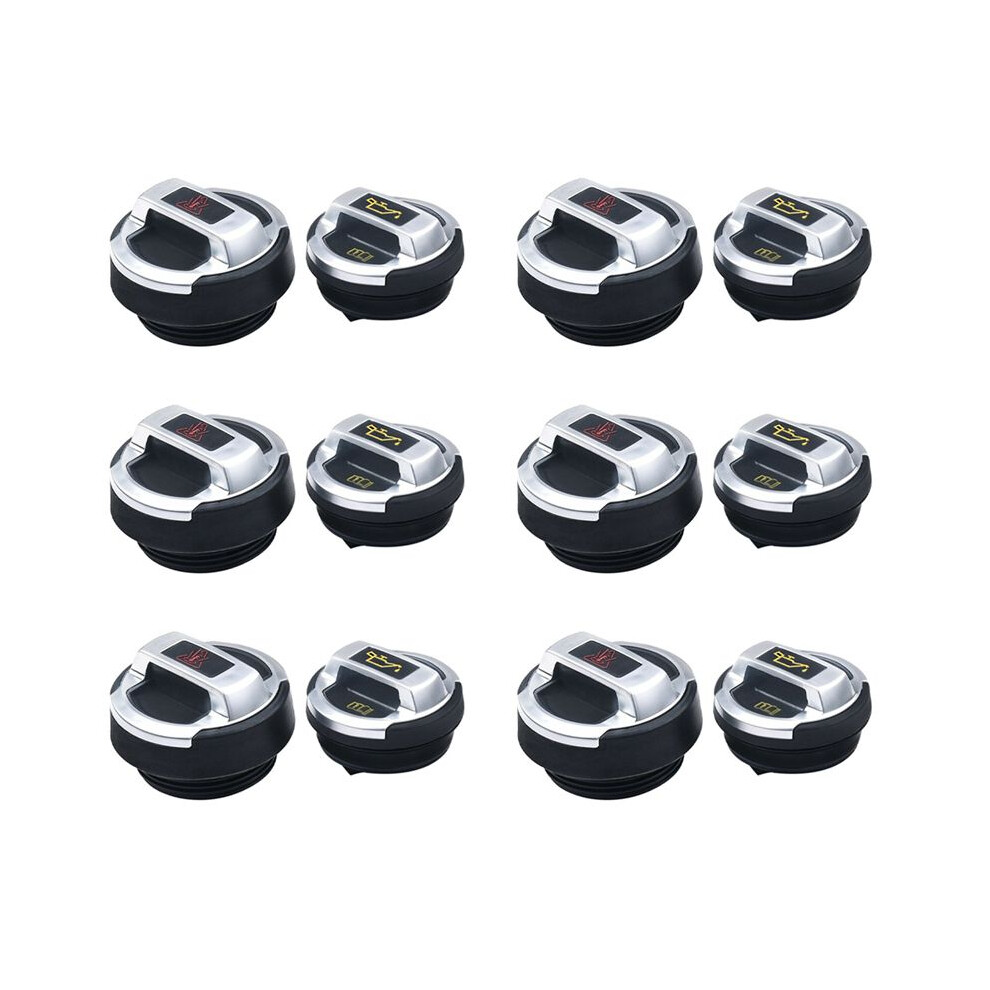 12Pcs Car Coolant Oil Expansion Tank Cap Cover For Cc -R8 420121321 420103485B 4712193355855