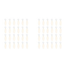 48 Pcs Vintage Motel Keychain DIY Blank Hotel Keychains Heat Transfer Blank Keychains Bulk Sublimation (Beige)